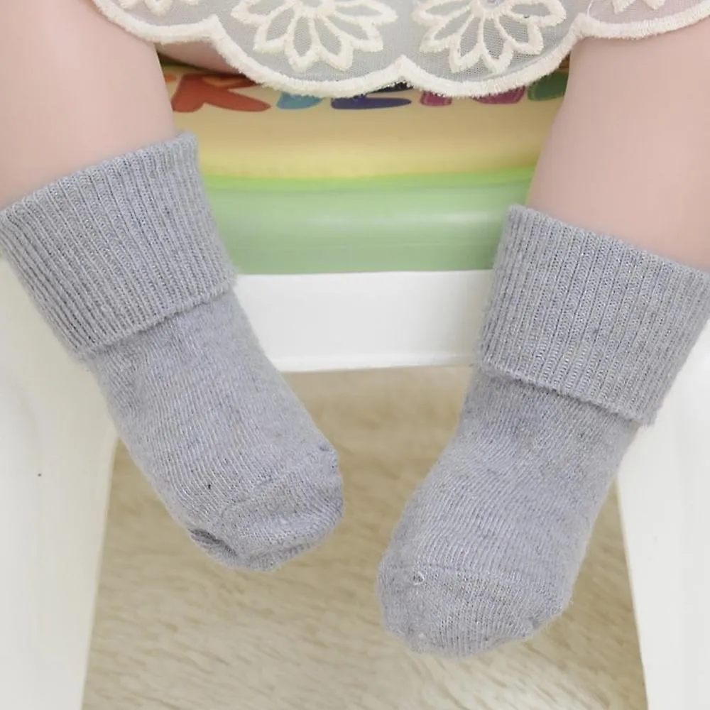 Calcetines para niños Invierno Nueva lana Calcetines transpirables cálidos