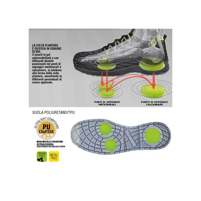Calzado de seguridad Cofra Airboard Reflex S1P SRC Fitness