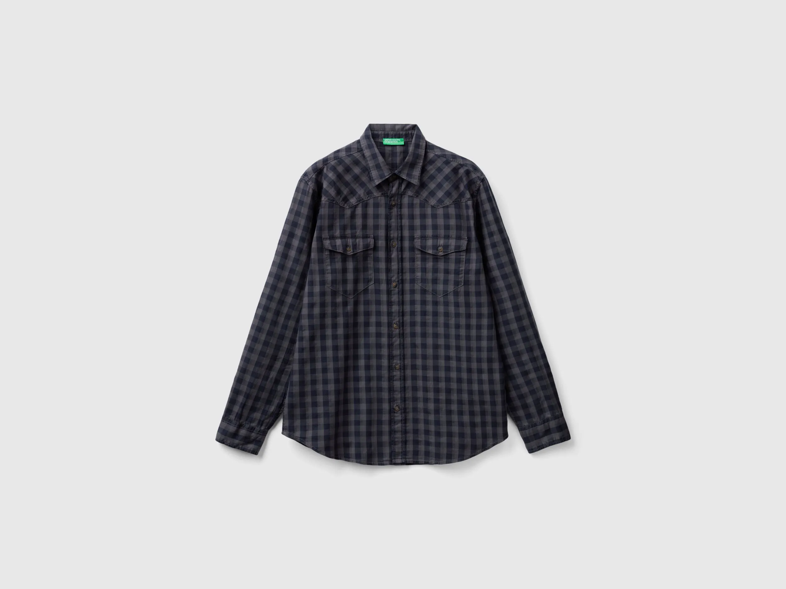 Camisa de cuadros multicolores