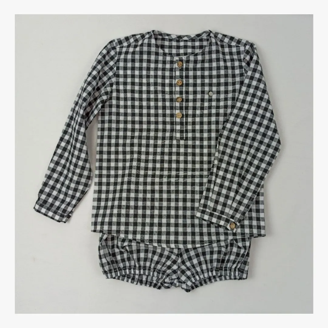 Camisa de niño Vichy