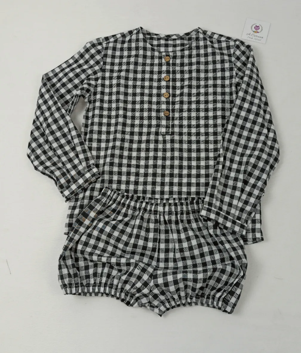 Camisa de niño Vichy