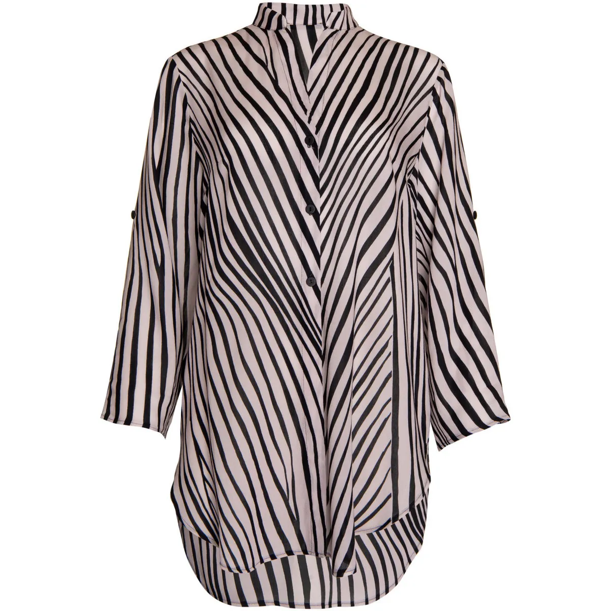 Camisa de verano Okinawa  manga tres cuartos