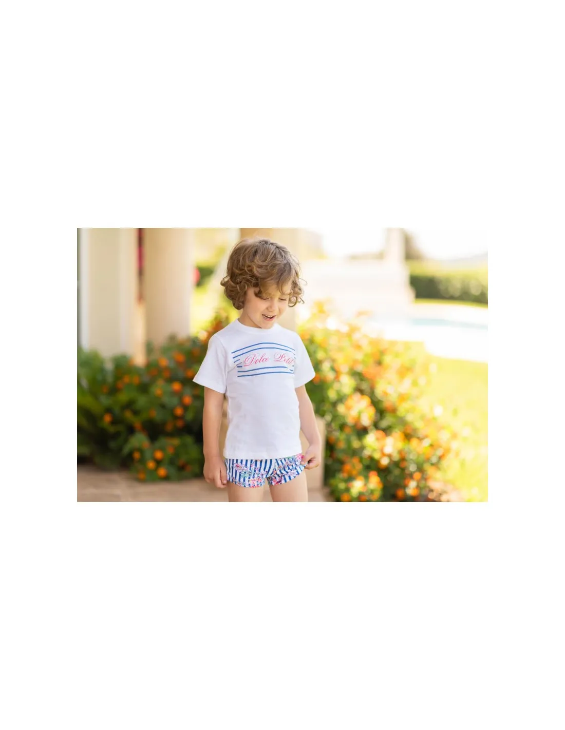 Camisa para niño Floral de Dolce Petit Verano