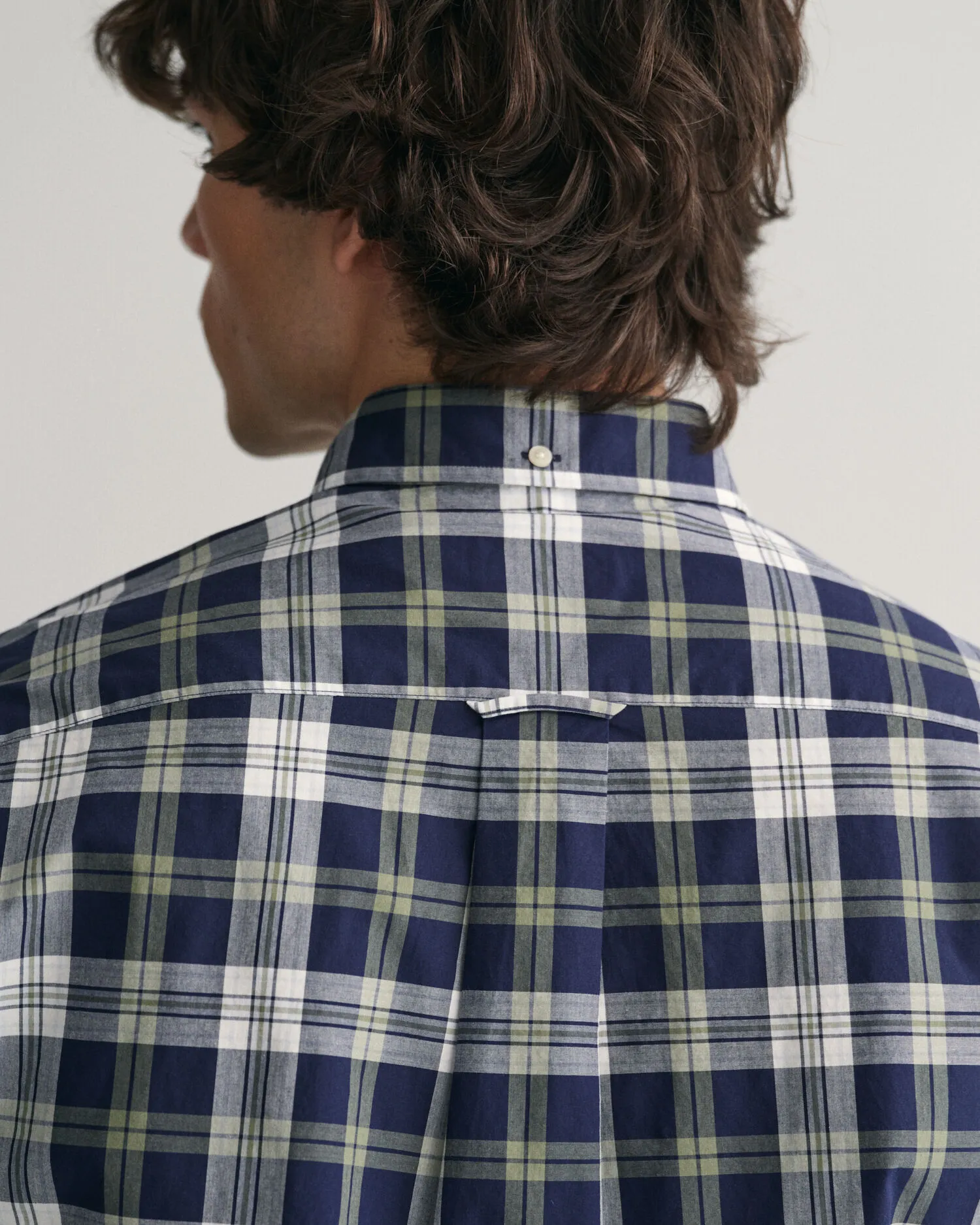 Camisa Regular Fit de popelina a cuadros