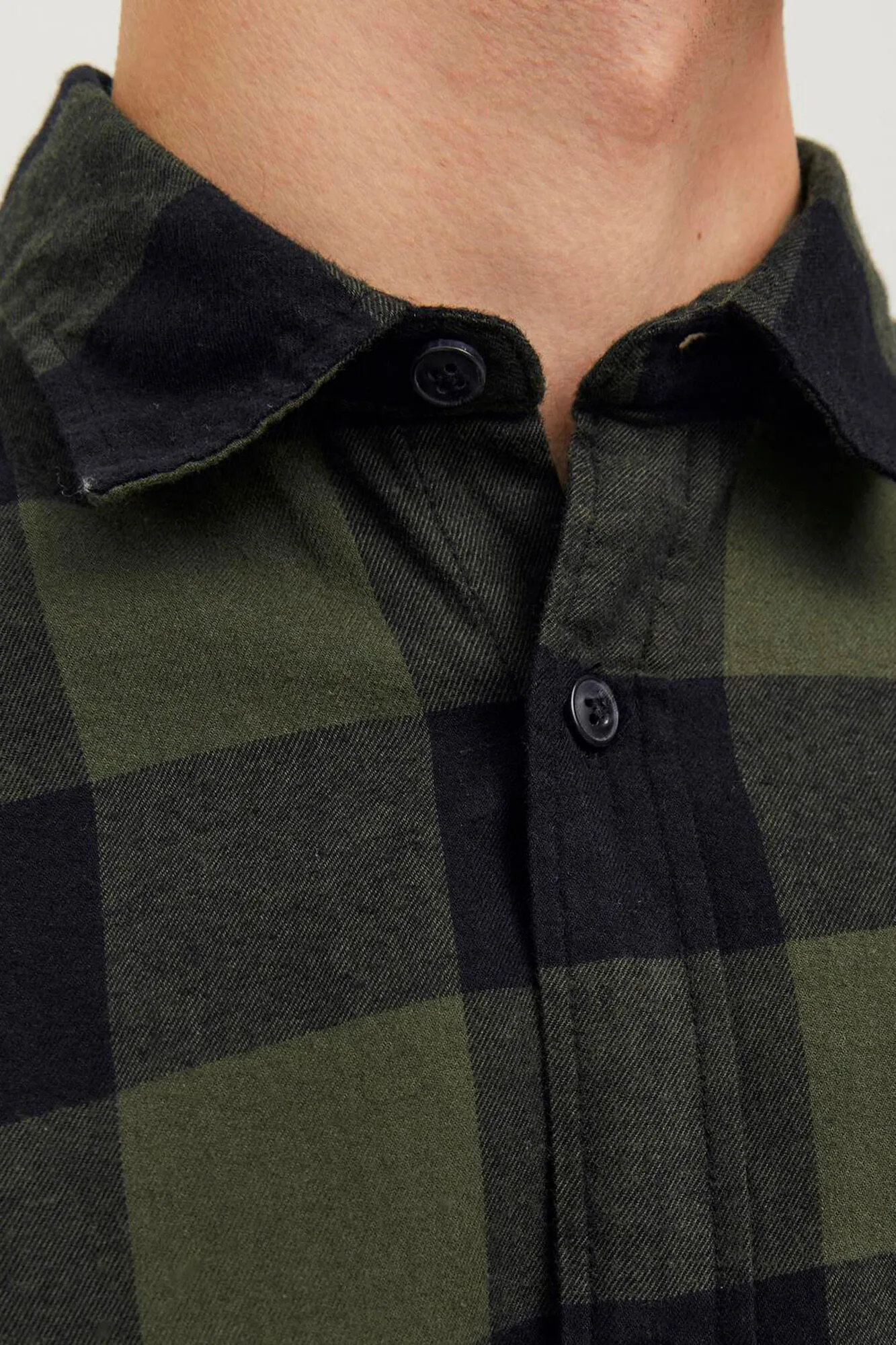 Camisa sarga de cuadros