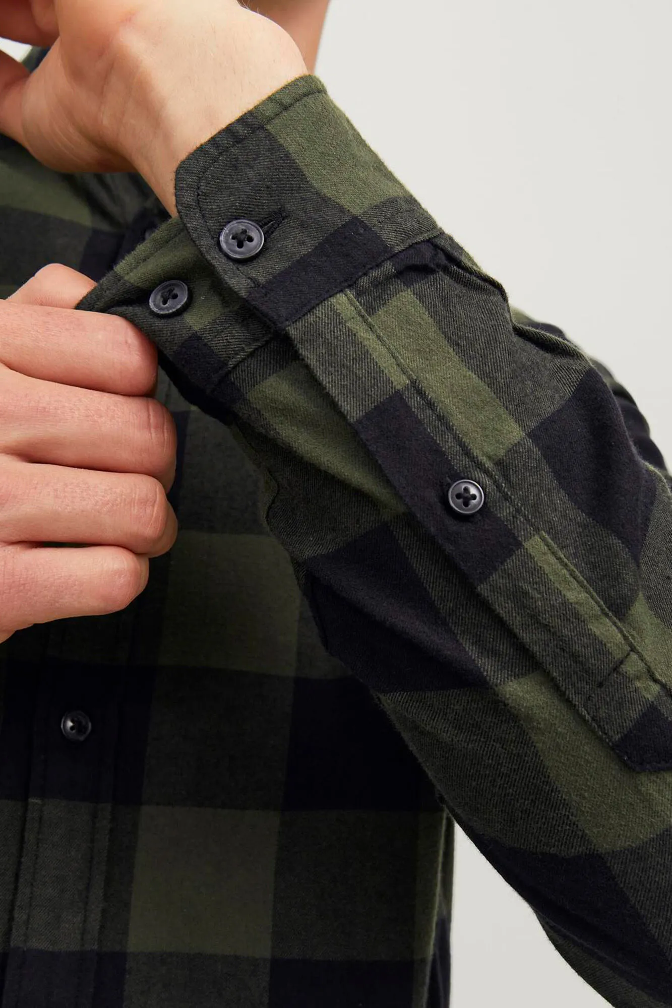 Camisa sarga de cuadros