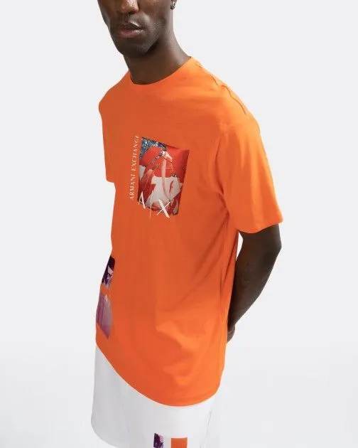 Camiseta Armani Exchange 3RZTKG Naranja
