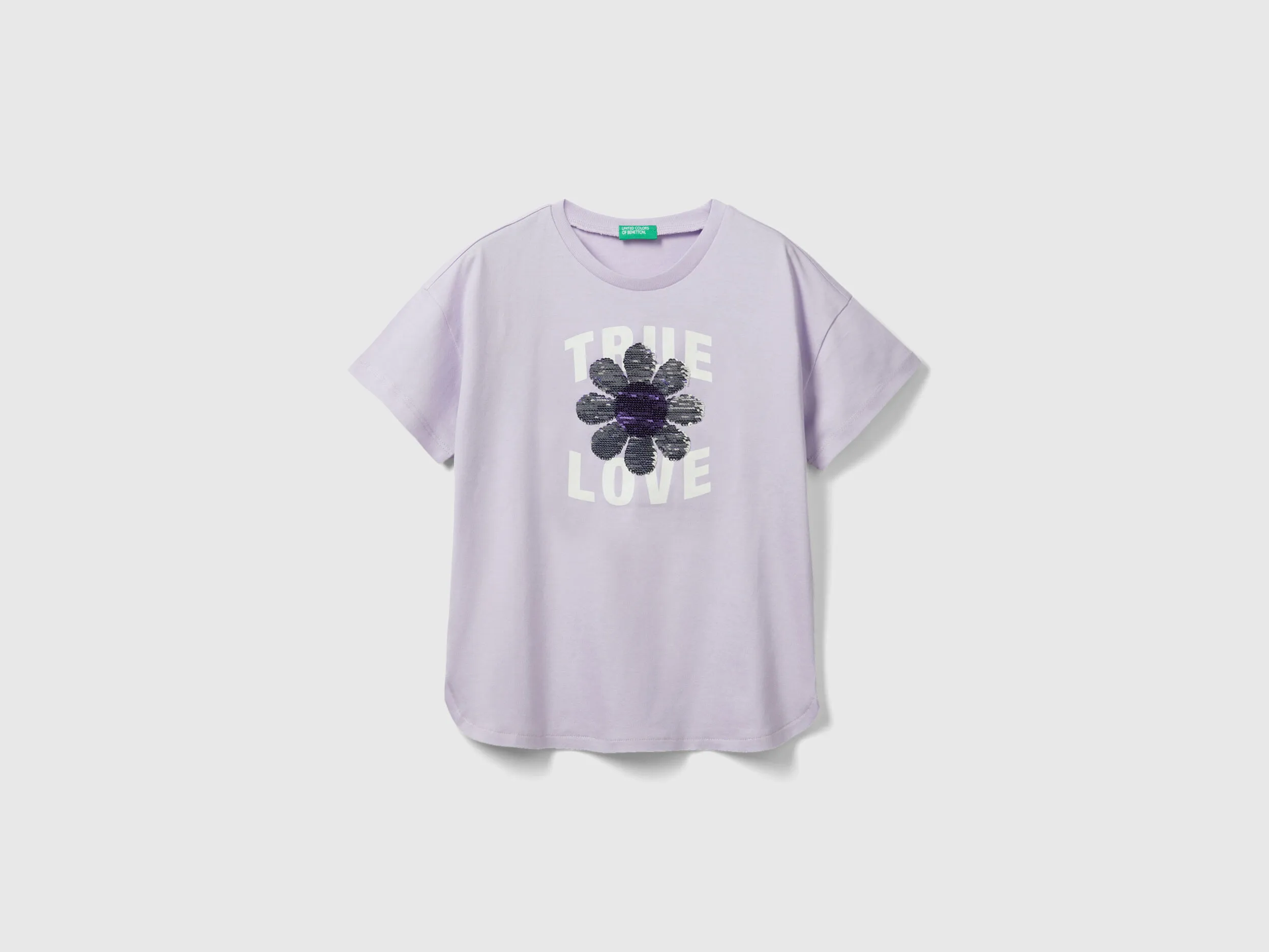 Camiseta con lentejuelas reversibles