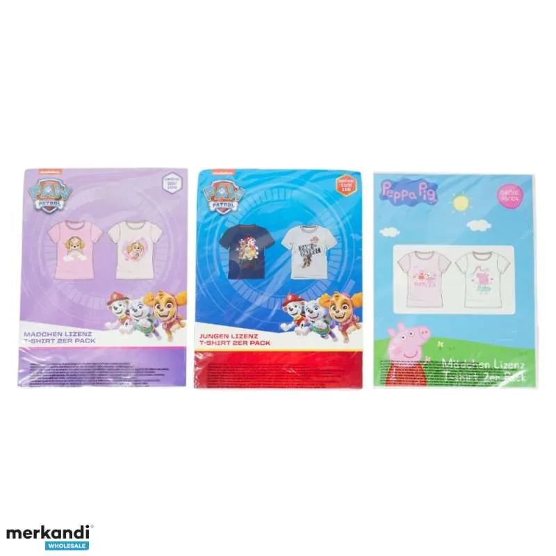 Camiseta con licencia para niños 2 surtidos