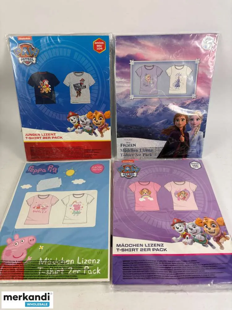 Camiseta con licencia para niños 2 surtidos