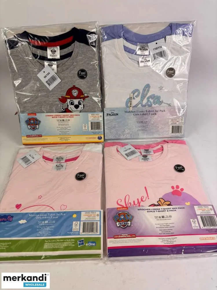 Camiseta con licencia para niños 2 surtidos