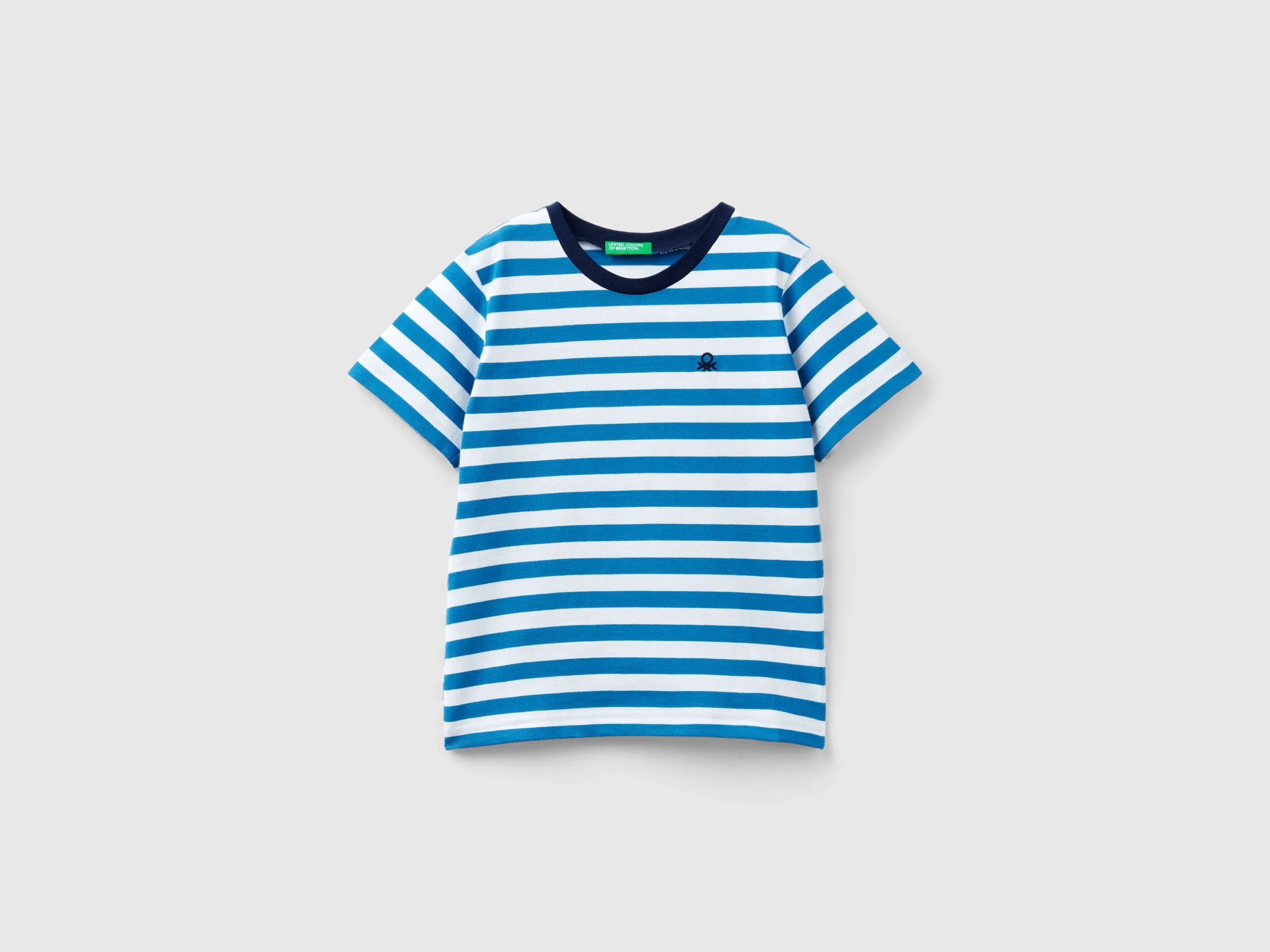 Camiseta de rayas de 100 % algodón