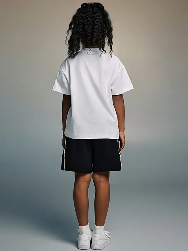 Camiseta informal holgada de manga corta para adolescentes para niños y niñas