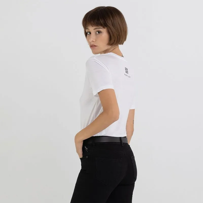 Camiseta Para Mujer Replay