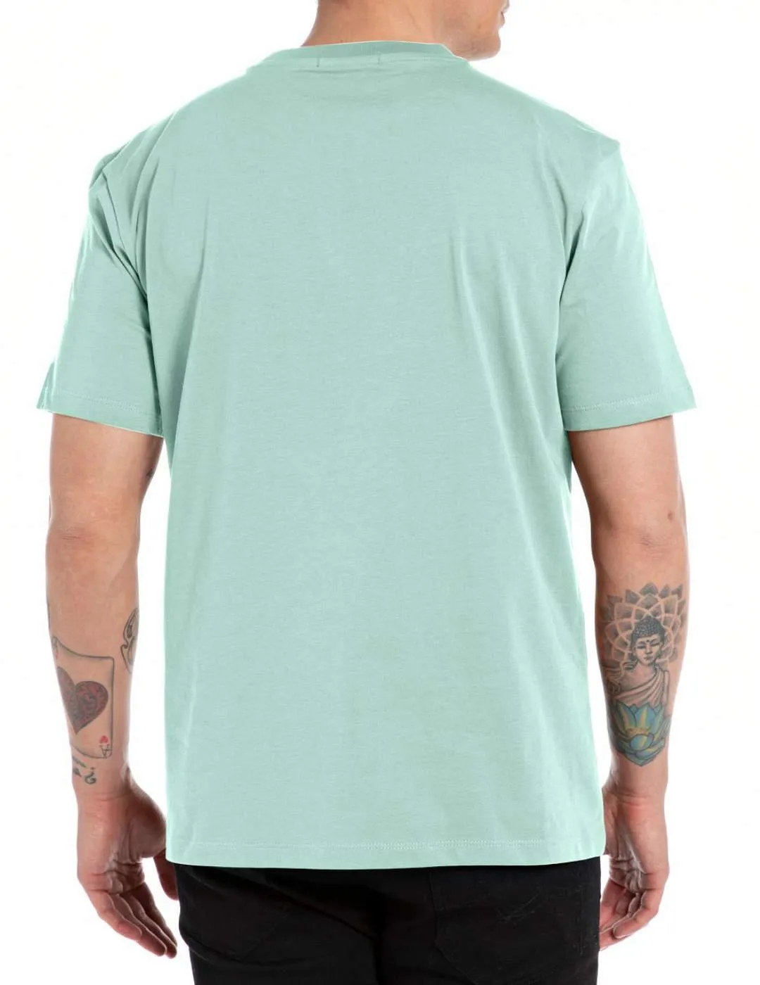 Camiseta Replay turquesa para hombre