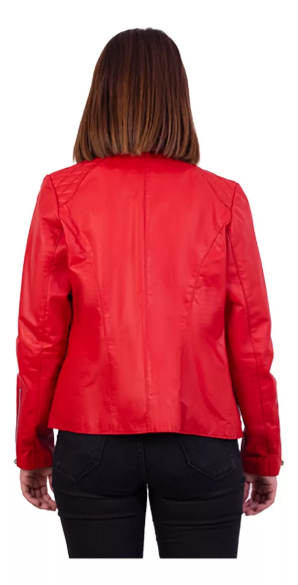 CAMPERA 100% CUERO VACUNO DE MUJER TALLES GRANDES XS  5XL