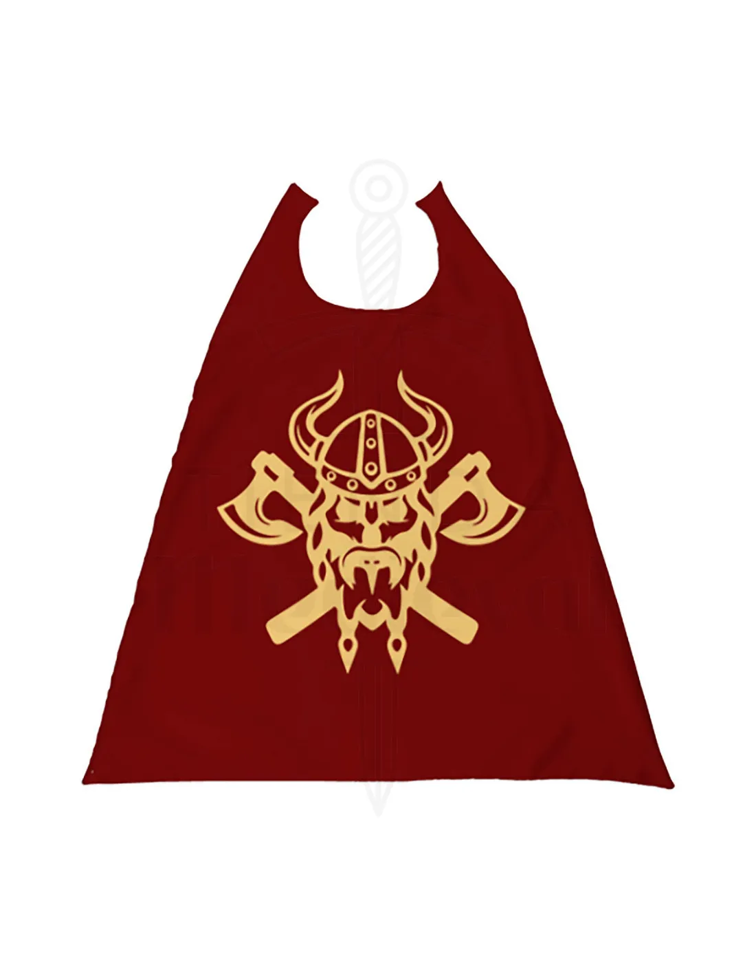 Capa vikinga reversible para niños (63x78 cm.)