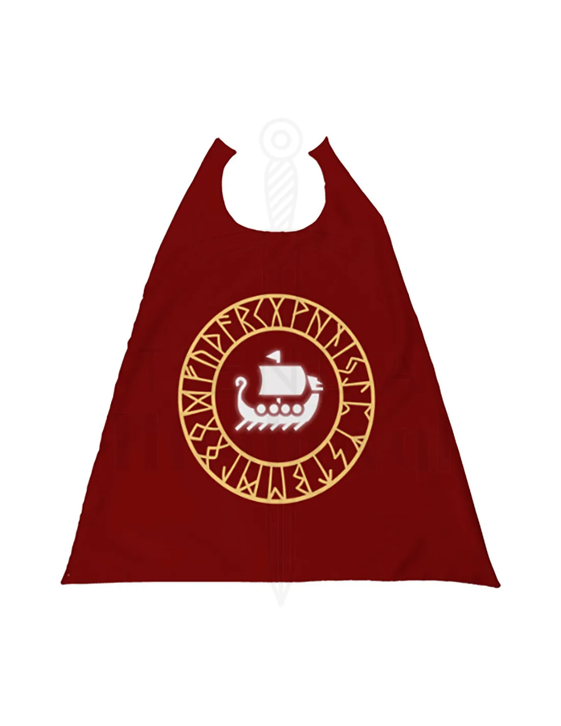 Capa vikinga reversible para niños (63x78 cm.)