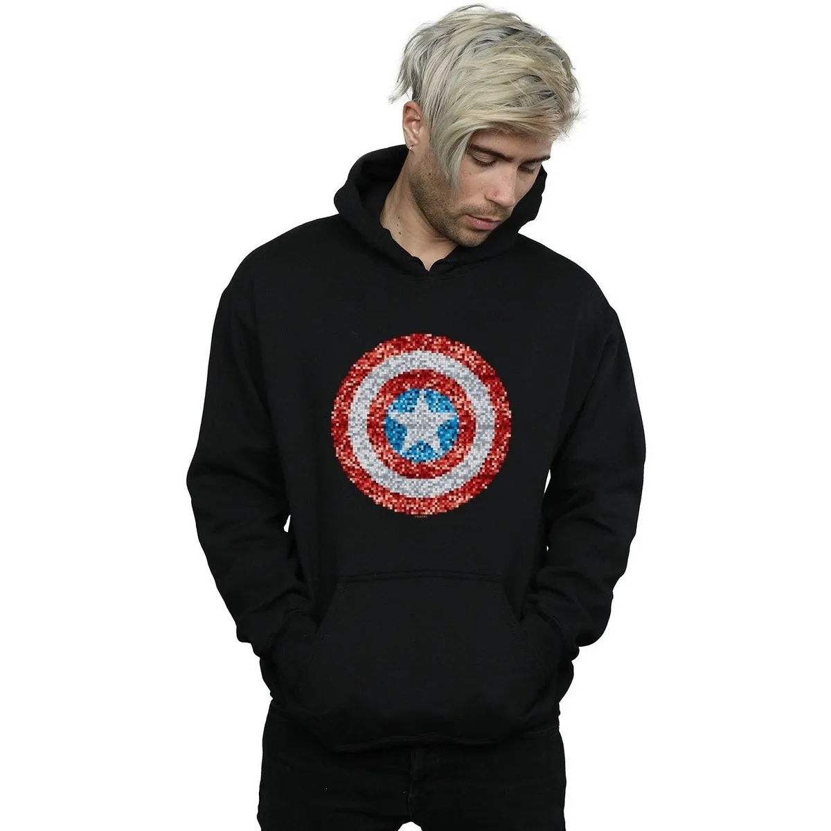 Captain America Pixelated Shield