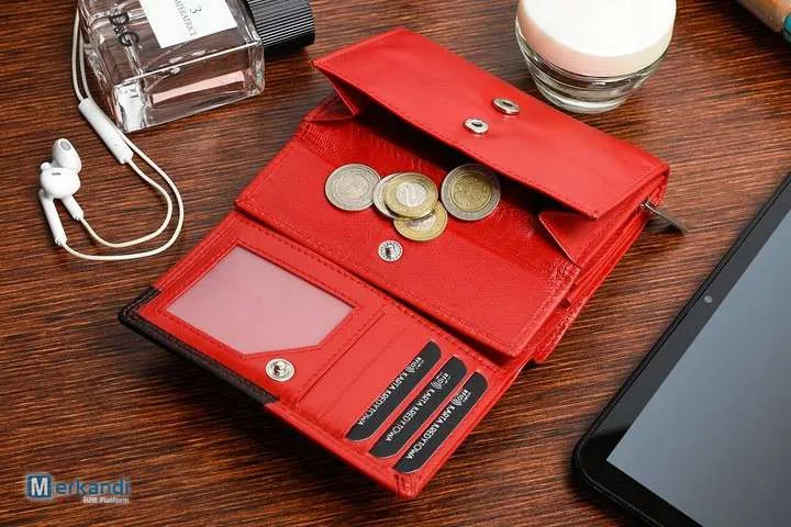 Carteras de alta calidad | Cartera de piel para mujer Tarjeta de piel