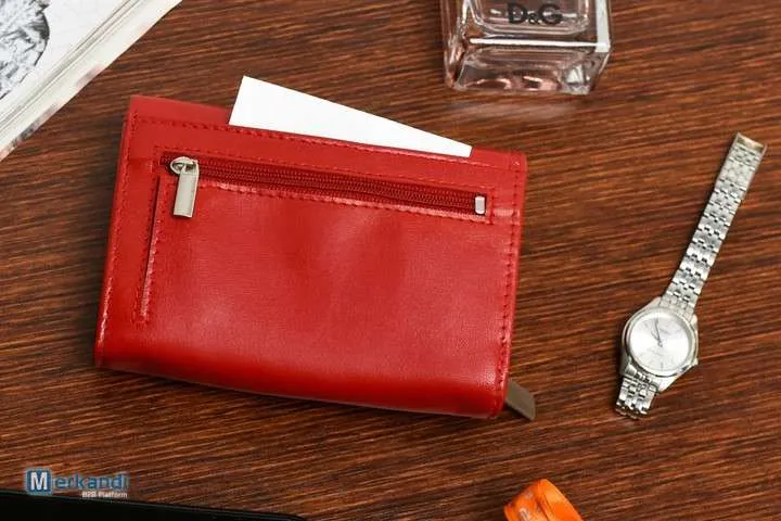 Carteras de alta calidad | Cartera de piel para mujer Tarjeta de piel