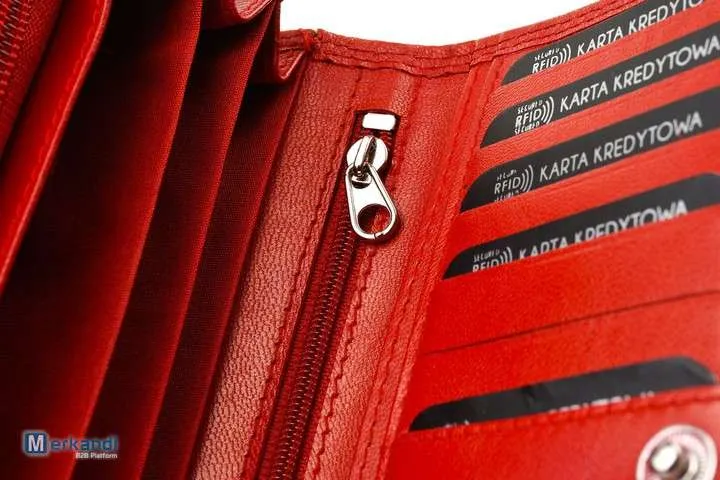 Carteras de alta calidad | Cartera de piel para mujer Tarjeta de piel