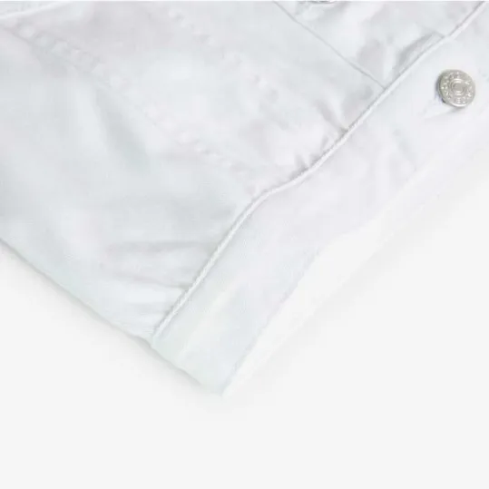 Cazadora niña denim blanco de Bóboli