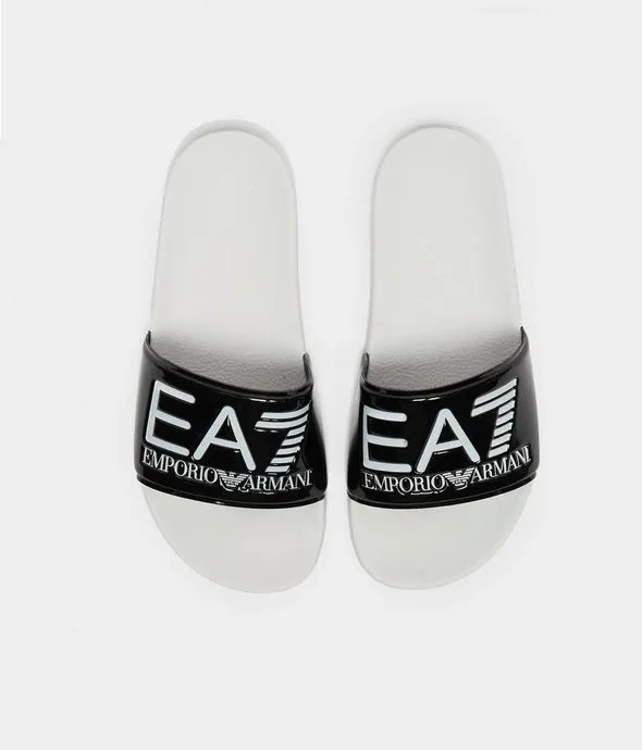 CHANCLAS EA7 BLK/WHT  XCP001 XCC22 Q655