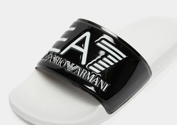 CHANCLAS EA7 BLK/WHT  XCP001 XCC22 Q655
