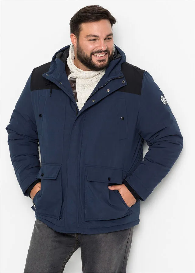Chaqueta de invierno con poliéster reciclado Azul marino