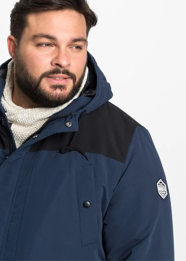 Chaqueta de invierno con poliéster reciclado Azul marino