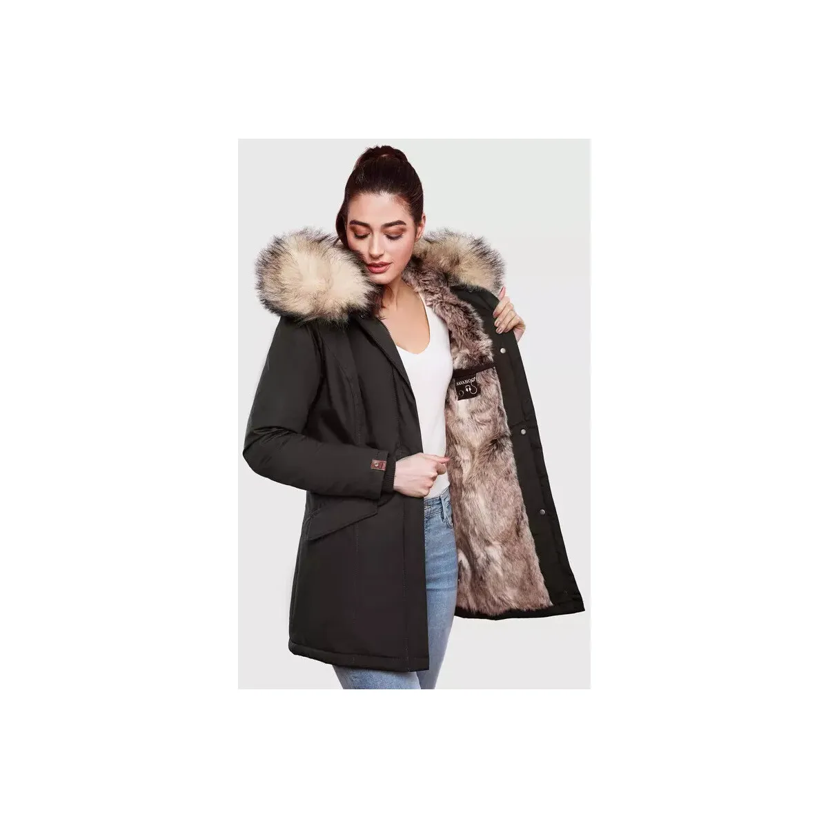 Chaqueta de invierno de las mujeres  Cristal