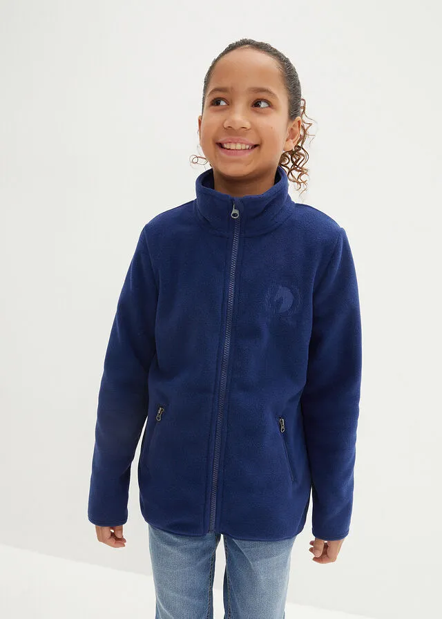 Chaqueta polar para niñas Azul marino profundo