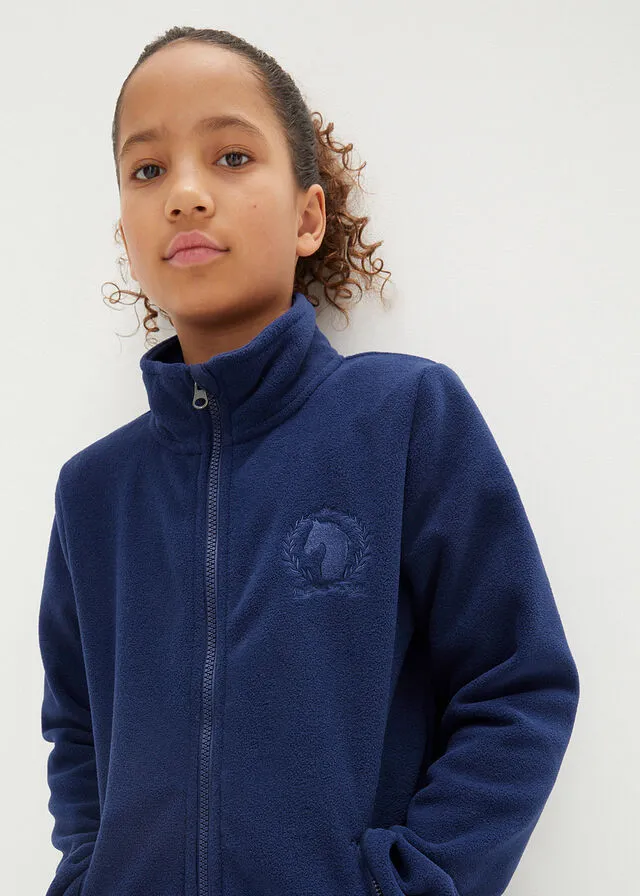 Chaqueta polar para niñas Azul marino profundo