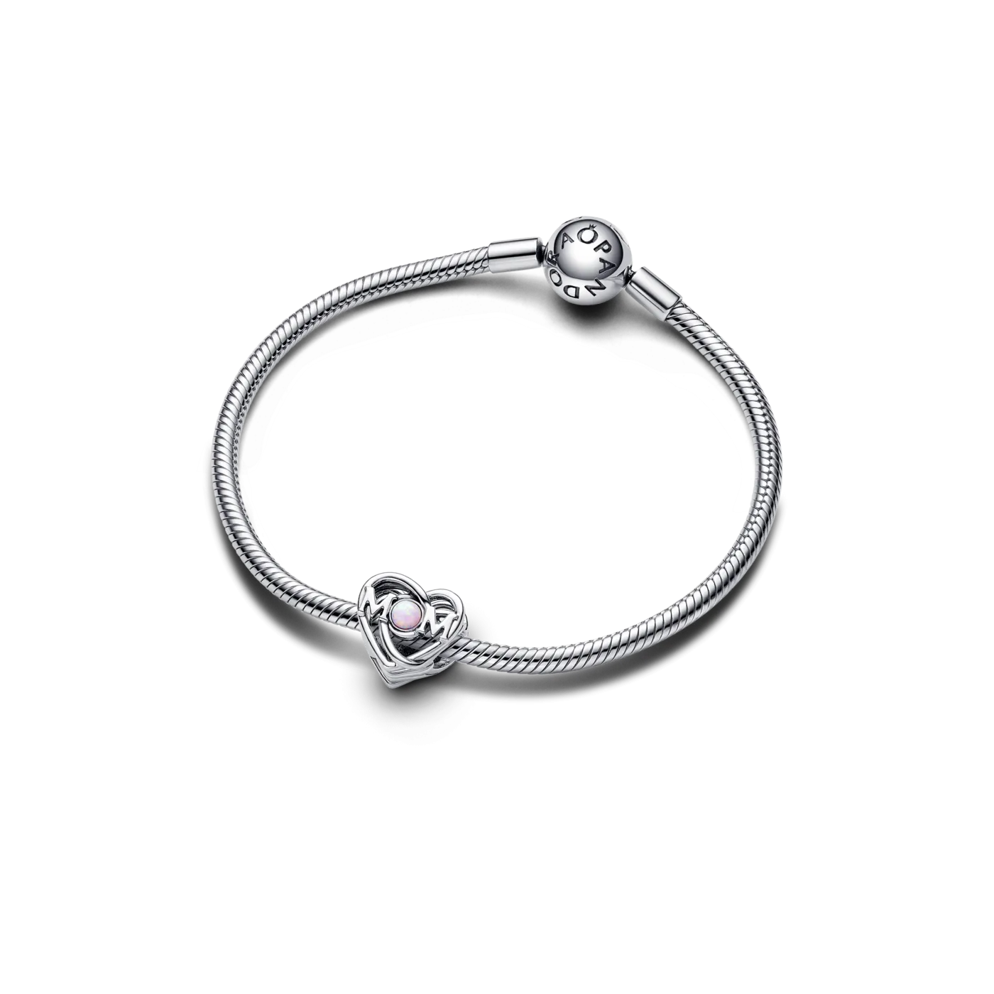 Charm Pandora plata Filigrana Corazón y Madre 793233C01