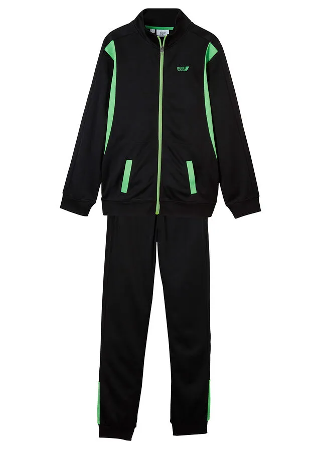 CHáNDAL PARA NIñOS (CONJUNTO DE 2 PIEZAS) NEGROVERDE