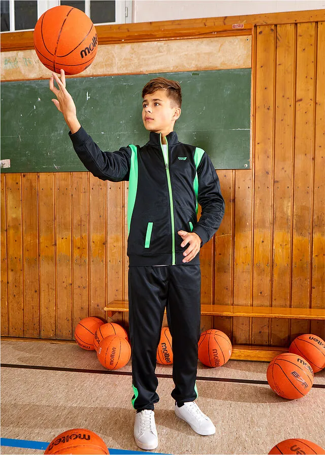 CHáNDAL PARA NIñOS (CONJUNTO DE 2 PIEZAS) NEGROVERDE