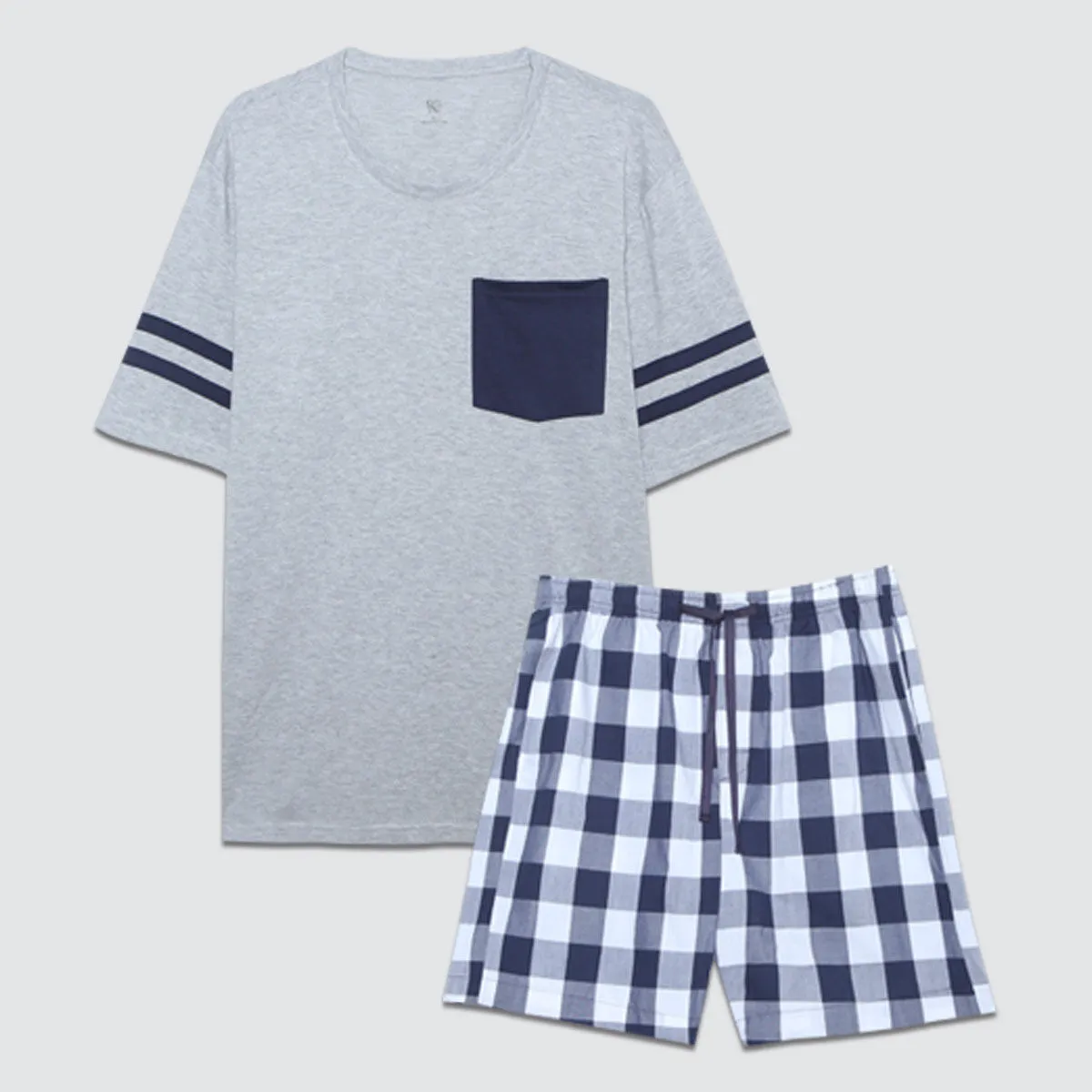 Conjunto De Pijama A Cuadros