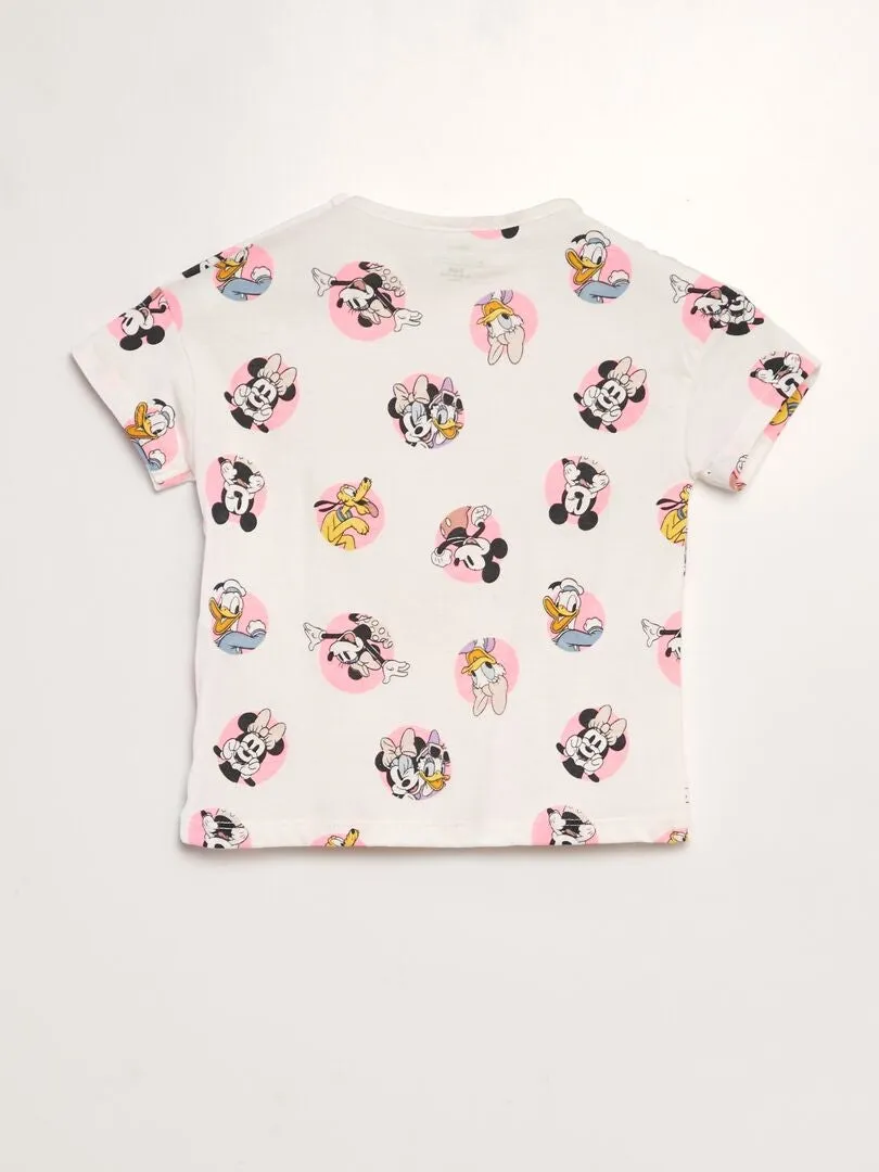 CONJUNTO DE PIJAMA 'DISNEY'  2 PIEZAS  BLANCO