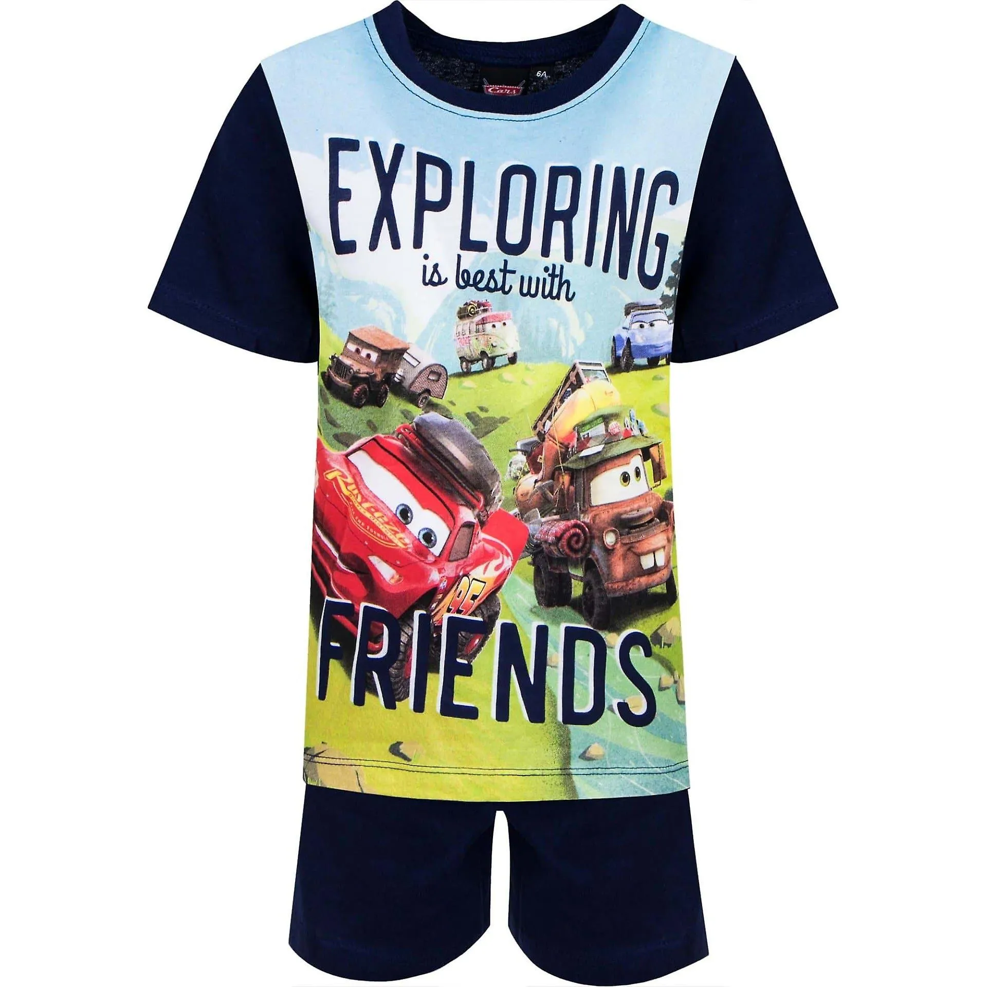CONJUNTO DE PIJAMAS PARA NIñOS DE DISNEY CARS  MCQUEEN