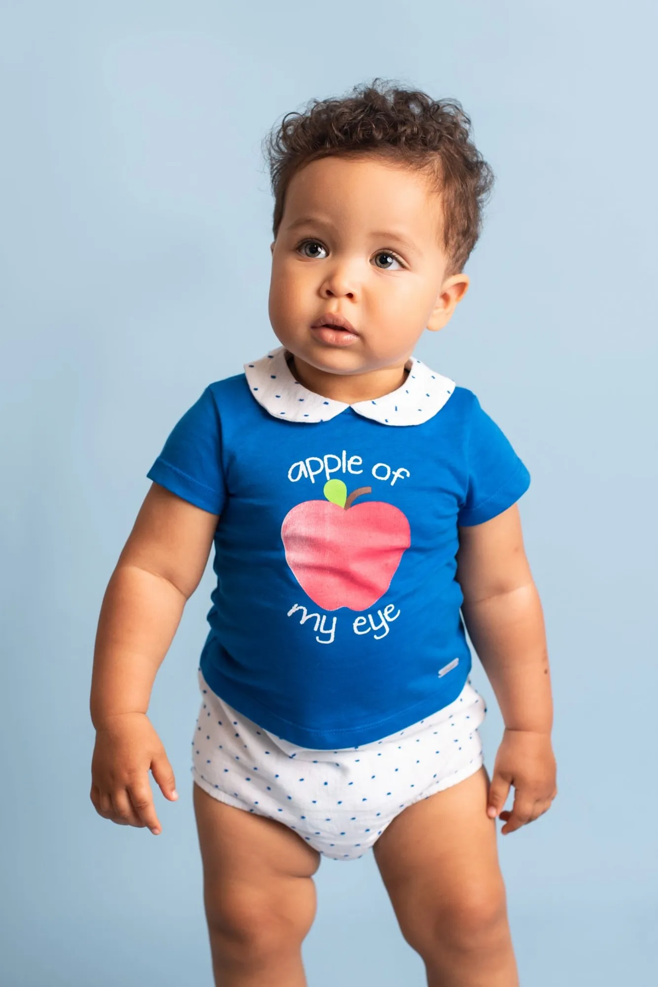 Conjunto Manzana de Foque para niño.