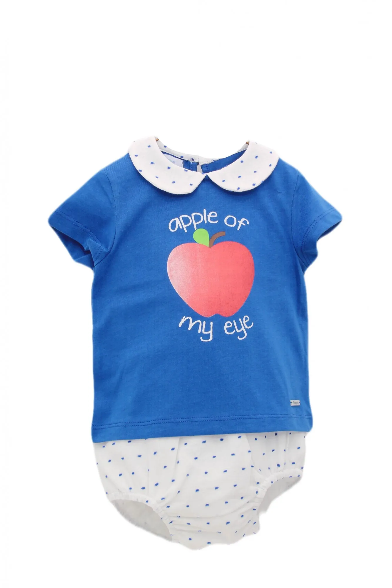 Conjunto Manzana de Foque para niño.