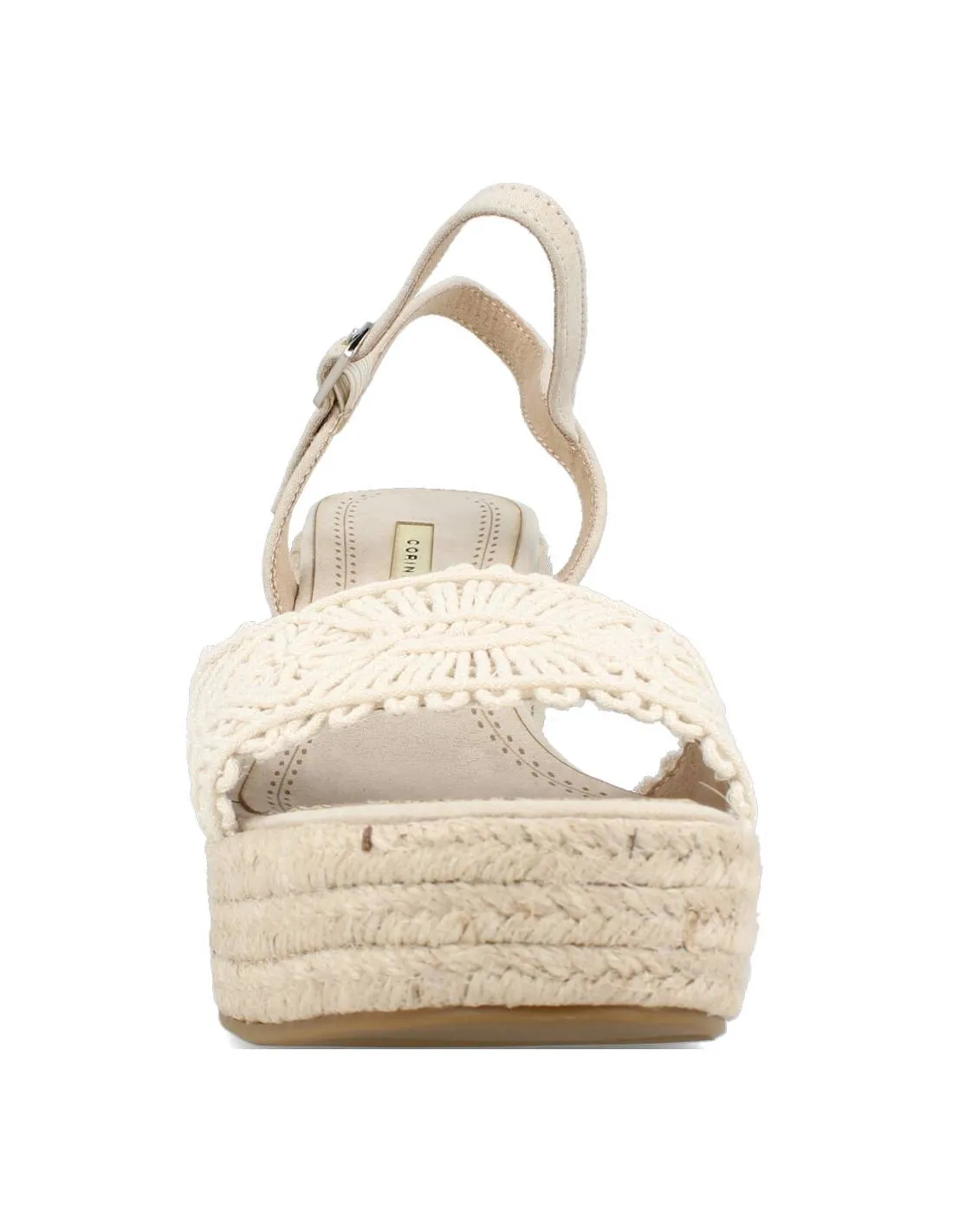CORINA  CUñA DE ESPARTO PALA CROCHET NATURAL