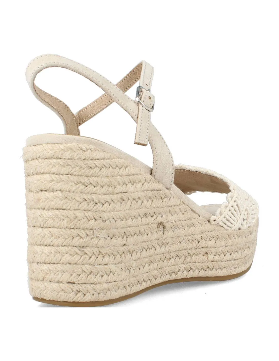 CORINA  CUñA DE ESPARTO PALA CROCHET NATURAL