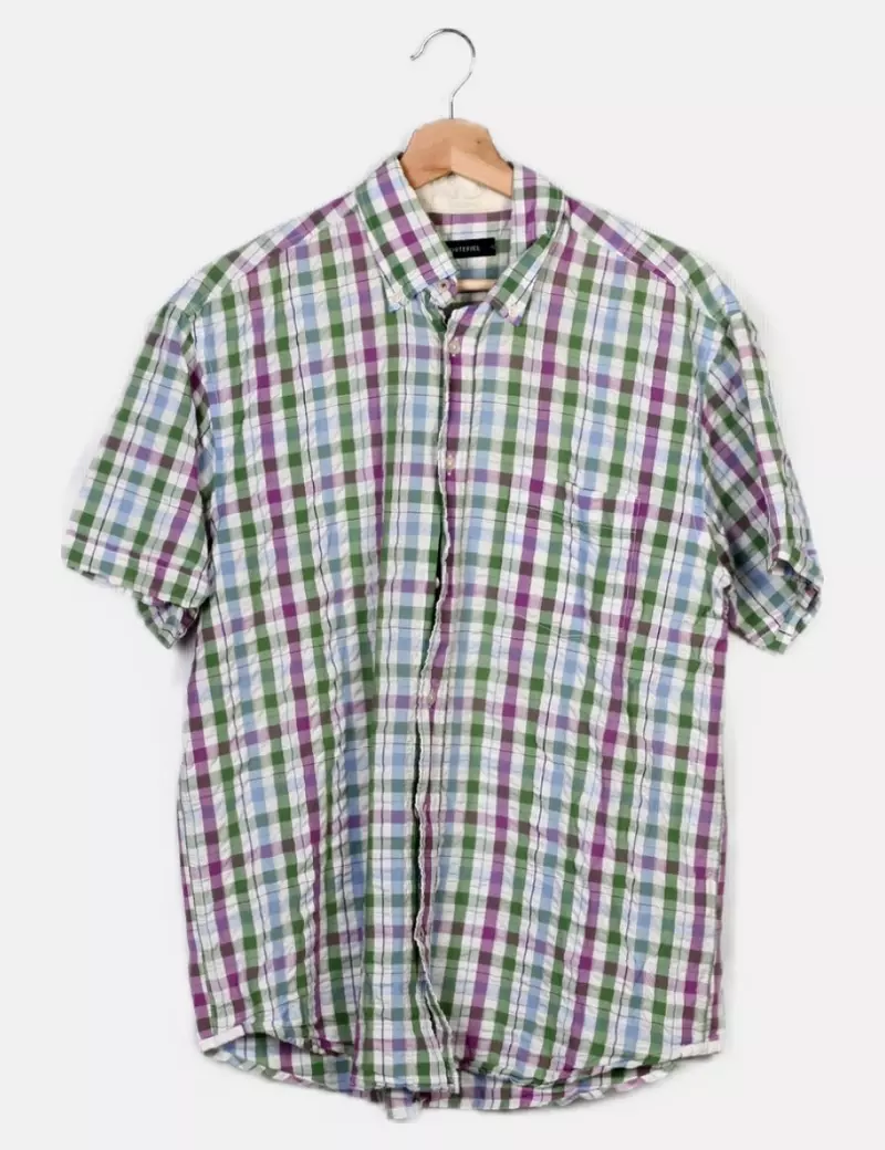 Cortefiel Camisa multicolor de cuadros