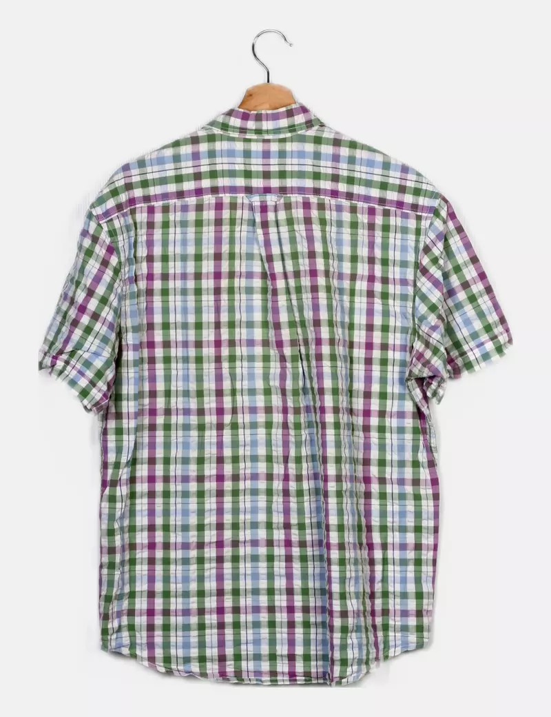 Cortefiel Camisa multicolor de cuadros