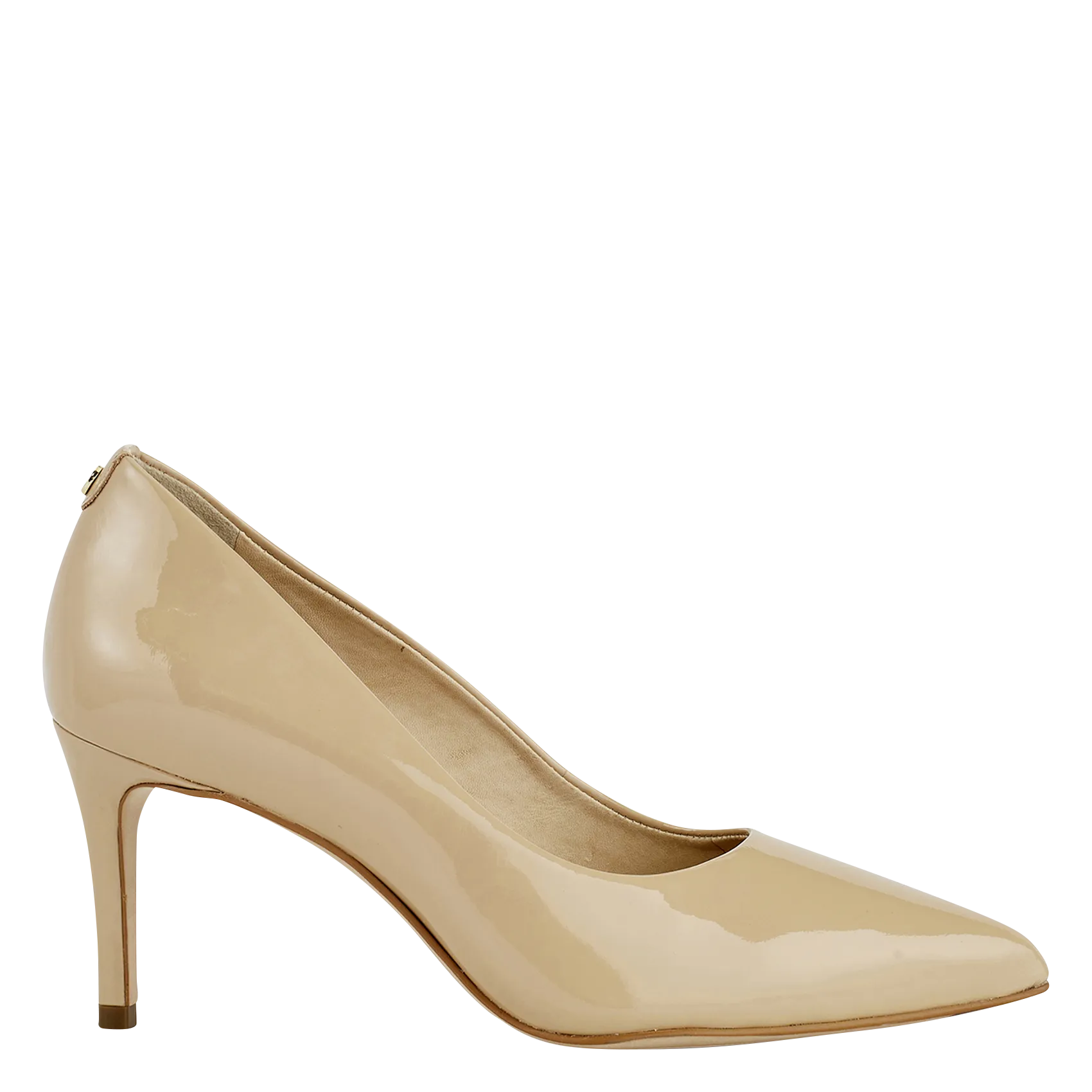 COSMOPARIS AZALEA2  ZAPATOS DE CHAROL CON TACóN EN BEIGE