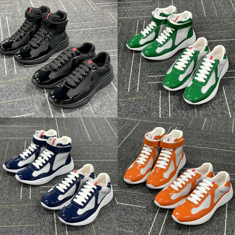 DISEñADOR ZAPATOS CASUALES AMéRICA COPA XL MEN MUJERES MUJERES HIGH HIGH TOP PATENT FLAT FLAT FLAT MESH LACEUP RUNNER SPORT SHO