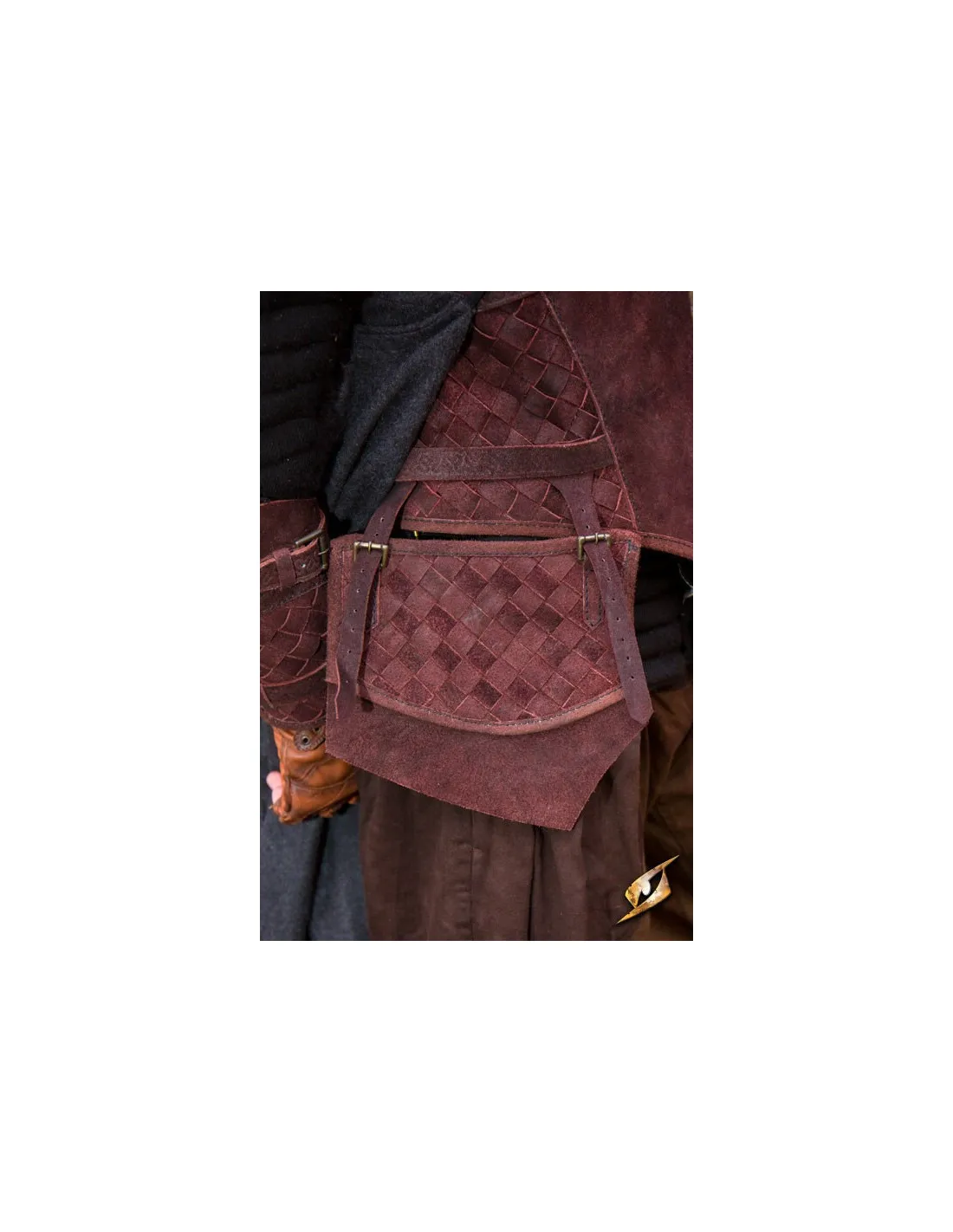 Escarcelas de gamuza set Guardabosque Epic Armoury, marrón