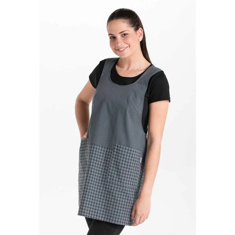 ESTOLA COMBINADA GRIS Y AZUL CRUZADA POR DETRáS  DYNEKE
